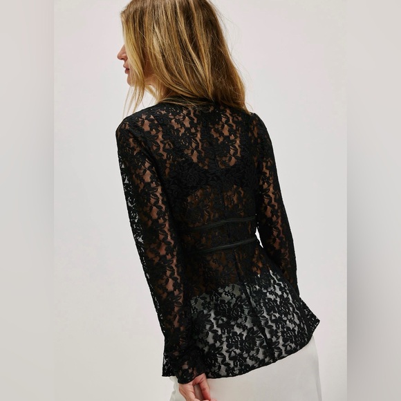 NWT free people intimately daylight cardi - black - Picture 8 of 9